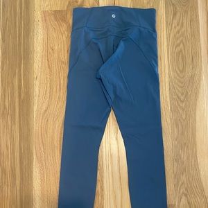 Blue lululemon leggings like new